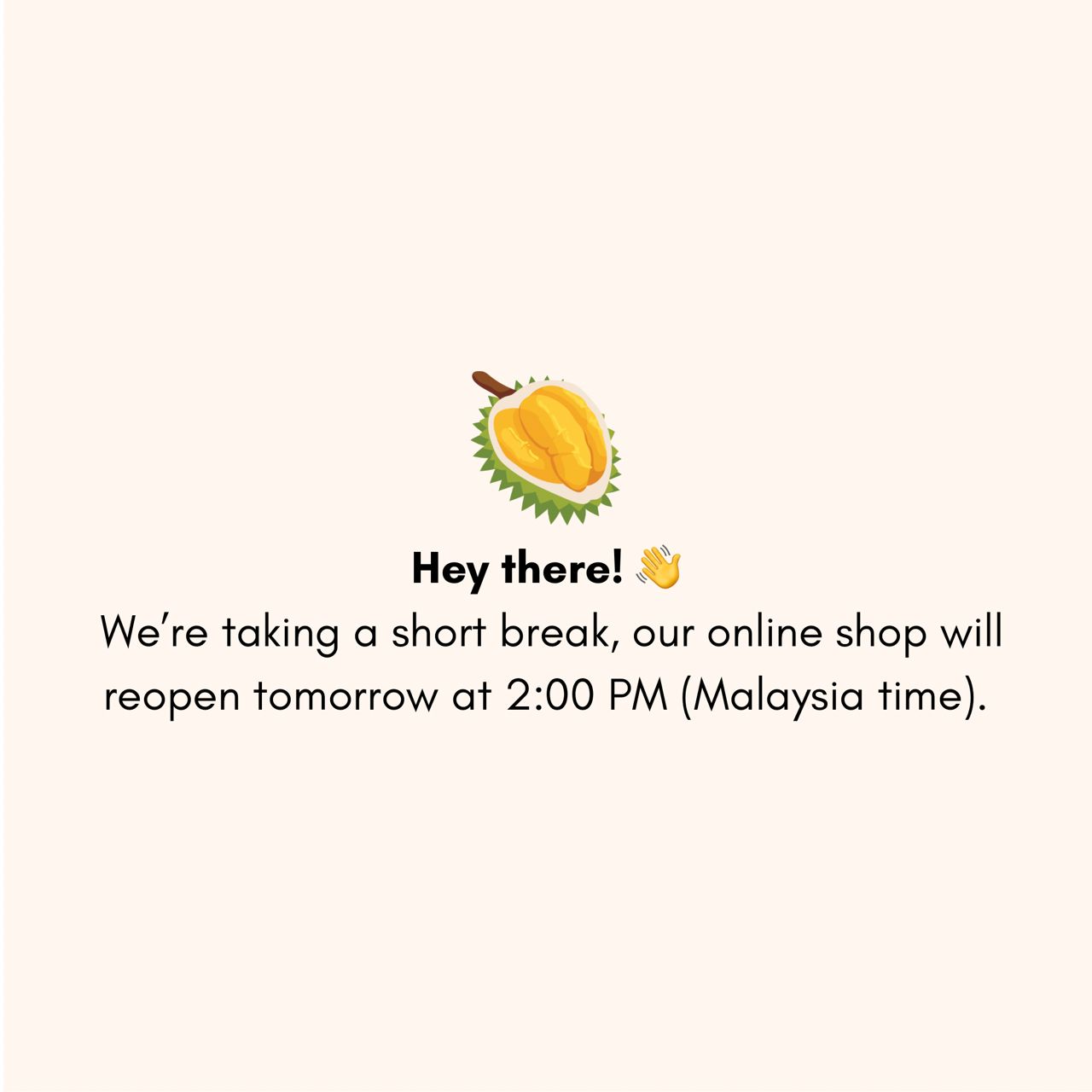 Thank you for your visit. Our online store is currently closed.